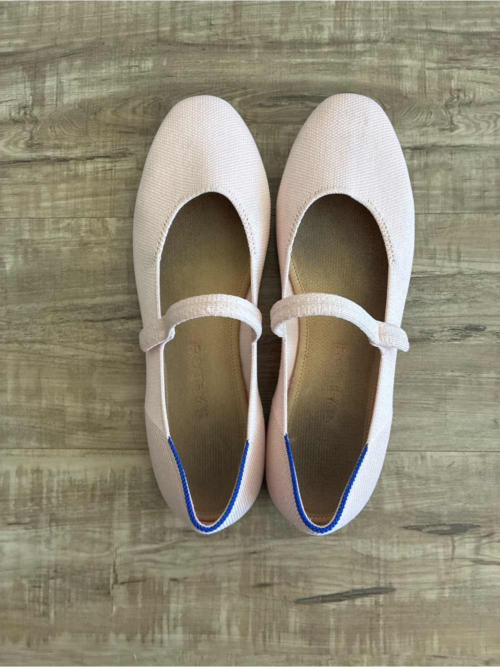 ROTHYS Light Pink Mary Jane Flats
